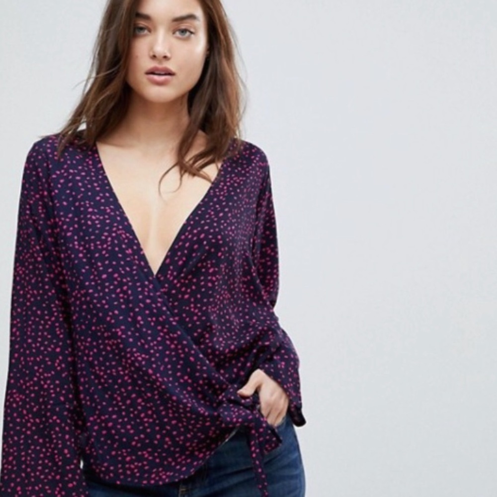 ASOS Only You Wrap Blouse
